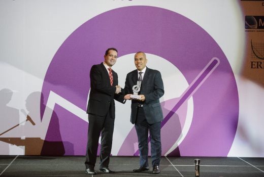 Rozali Ahmad collects Petrofac-RNZ’s Training and Development Award