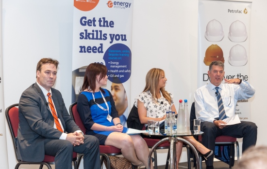 Panel of experts seated (Dave Blackburn is first on the left)