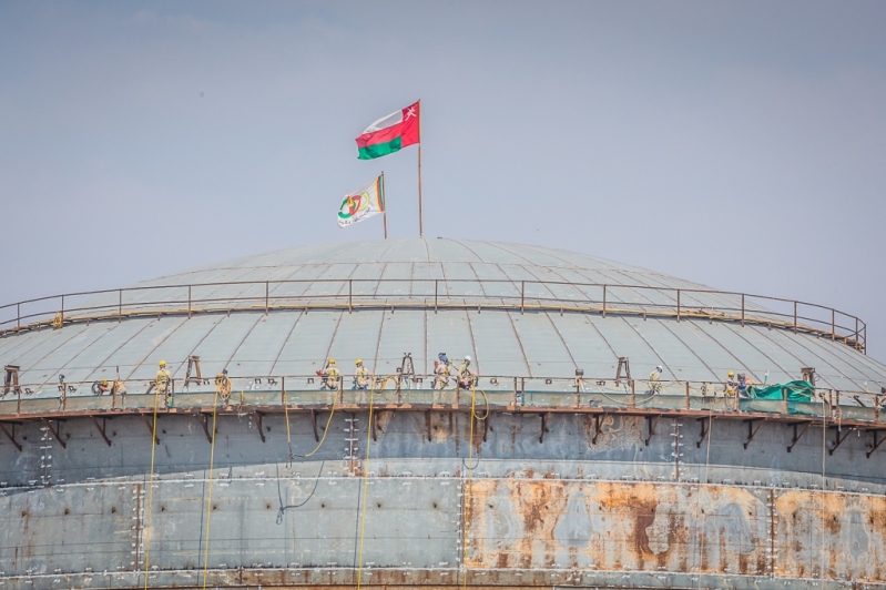 Salalah dome roof in position