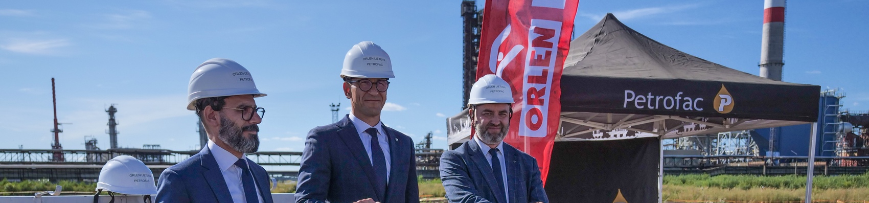 Mažeikiai Refinery Ground Breaking 11 Aug 2022 1700 X 397