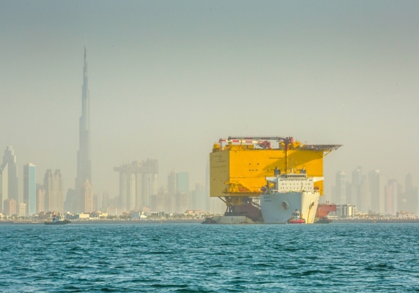 BorWin gamma sailing away from Dubai